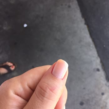 Eagle Nails - This nail is one of many that are not filed evenly. - Nail Salons Near Me - Arcadia, California