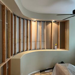Goodlife Construction - During building in a new curved wall