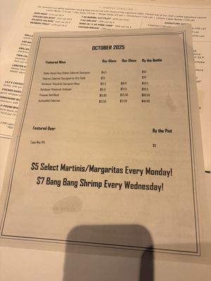 Menu photo 4 Bonefish Grill Manalapan, NJ Menu photo 4 Bonefish Grill Manalapan, NJ