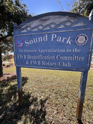 Sound Park near Seacrest Condominiums in Fort Walton Beach, FL