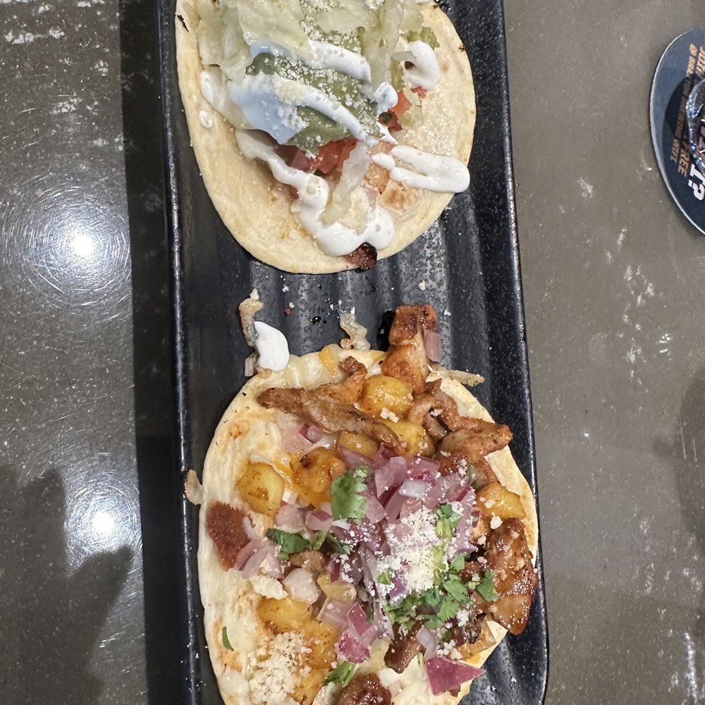 Braxton Brewing Company CVG - two tacos on a tray - Brewpubs Near Me - Hebron, Kentucky