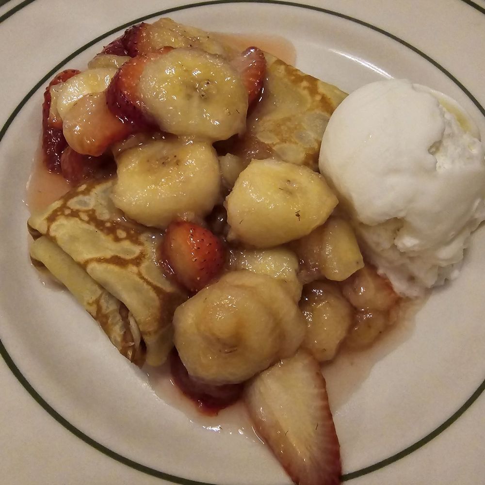 La Fiamma - Strawberry and banana creapes - Italian Near Me - Harrison, New Jersey La Fiamma - Strawberry and banana creapes - Italian Near Me - Harrison, New Jersey
