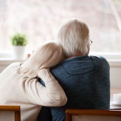 Senior Seasons - Couple pondering Senior Housing needs.