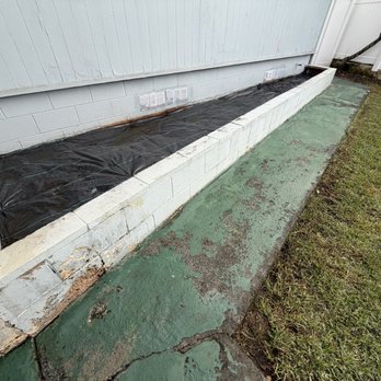 Jeremys Maintenance - After everything was cleared, they installed the weed shield and pressure washed the moss away. - Landscaping Near Me Jeremys Maintenance - After everything was cleared, they installed the weed shield and pressure washed the moss away. - Landscaping Near Me