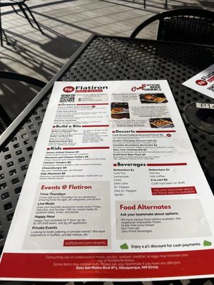 Menu photo 2 Flatiron bites & brews Albuquerque, NM