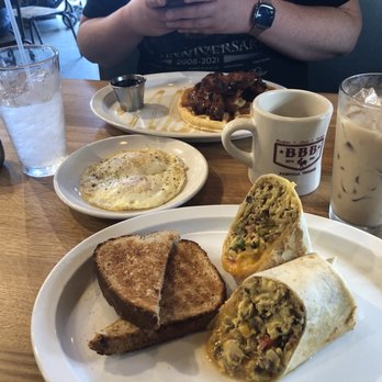 Big Bad Breakfast - Franklin - Breakfast Burrito with a side of toast and Cold Brew Coffee. Chicken and Waffle with a side of eggs and coffee. - Breakfast & Brunch Near Me - Franklin, Tennessee Big Bad Breakfast - Franklin - Breakfast Burrito with a side of toast and Cold Brew Coffee. Chicken and Waffle with a side of eggs and coffee. - Breakfast & Brunch Near Me - Franklin, Tennessee