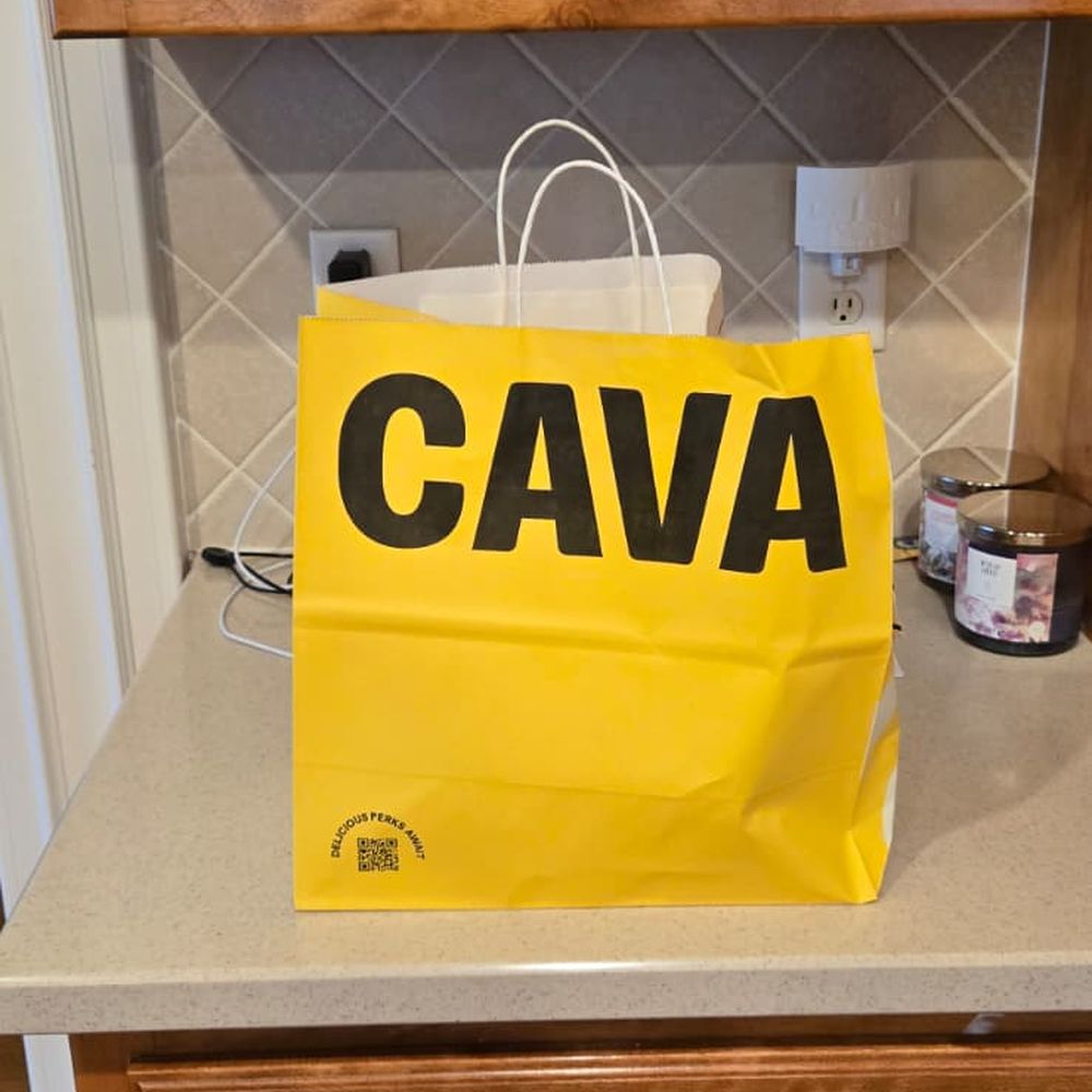 CAVA - CAVE TO-GO BAG: STURDY - Salad Near Me - Overland Park, Kansas CAVA - CAVE TO-GO BAG: STURDY - Salad Near Me - Overland Park, Kansas