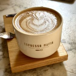 Espresso Mafia - Generous lattes are delicious.