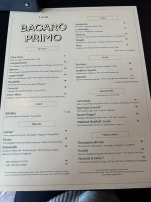 Menu photo 3 Bacaro Primo Kansas City, MO Menu photo 3 Bacaro Primo Kansas City, MO