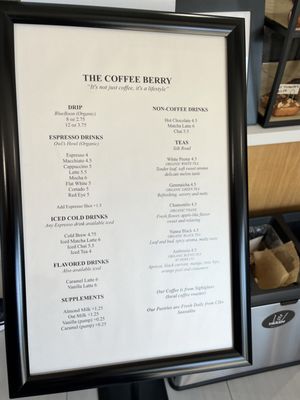 Menu photo 3 The Coffee Berry SF San Francisco, CA Menu photo 3 The Coffee Berry SF San Francisco, CA
