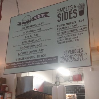 Diesel and Duke - Menu - Burgers Near Me - Montclair, New Jersey