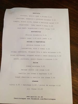 Menu photo 4 Morito London, XGL
