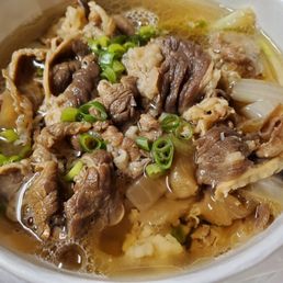 Beef sukiyaki udon Beef sukiyaki udon
