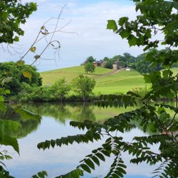 Ijams Nature Center - Window across the water.