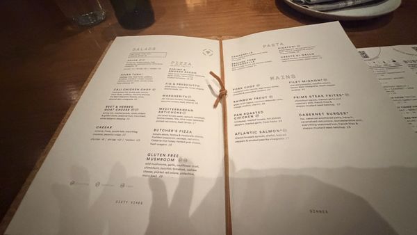 Menu photo 1 Sixty Vines Charlotte, NC