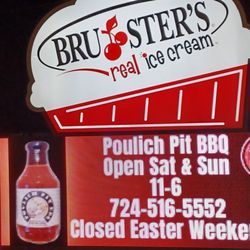 Bruster's Real Ice Cream - I'll be back for BBQ.