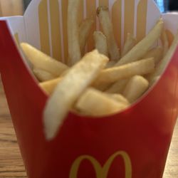 McDonald's - THE FRIES I PULLED OUT OF THE BAG.( i didn't take any out this is literally what i got.)( next time let me pay $2.30 instead of $3.29!!!)