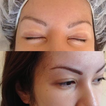 Designer Permanent Make Up - Top up on old tattoo using hairstroke - Makeup Artists Near Me - London, XGL