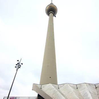 Berliner Fernsehturm - Taken close to the entrance - Landmarks & Historical Buildings Near Me - Berlin, BE Berliner Fernsehturm - Taken close to the entrance - Landmarks & Historical Buildings Near Me - Berlin, BE