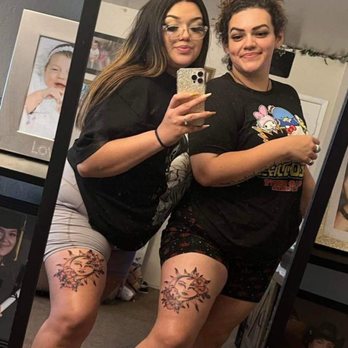 Current Tattooing - Daughter & I a few hours after getting tattooed - Tattoo Near Me - San Jose, California