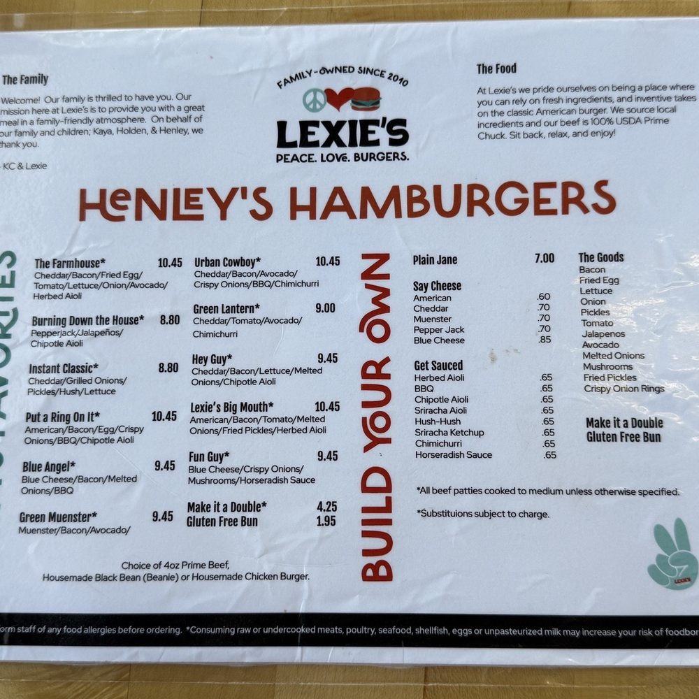 Lexie’s - Menu - Burgers Near Me - Dover, New Hampshire Lexie’s - Menu - Burgers Near Me - Dover, New Hampshire