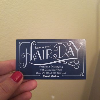 Precision 6 Hairstyling - Just in case you need Sheryl's number - Hair Salons Near Me - Lodi, California Precision 6 Hairstyling - Just in case you need Sheryl's number - Hair Salons Near Me - Lodi, California