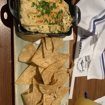 Bluewater Grill Seafood Restaurant & Market Carlsbad - Crab and Artichoke Heart dip appetizer - Seafood Near Me - Carlsbad, California