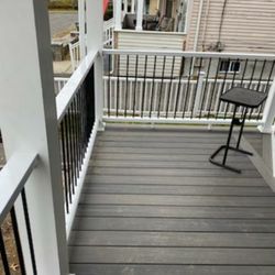 For U Builders Group - New support posts,railings & porch boards.