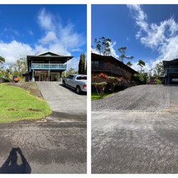RNB Land Services - Removed grass and replaced with base course for better aesthetics.