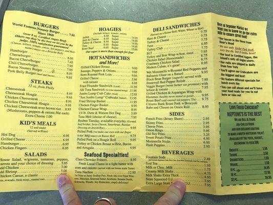 Menu photo 1 Neptune Market Harvey Cedars, NJ Menu photo 1 Neptune Market Harvey Cedars, NJ
