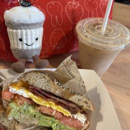 California Egg & Cheese and Honey Vanilla Latte California Egg & Cheese and Honey Vanilla Latte
