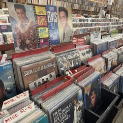 Jerry's Records - Elvis section
