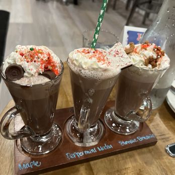 TJ’s Burritos & Coffee - Hot Cocoa Flight - Mexican Near Me - Bloomfield, Connecticut TJ’s Burritos & Coffee - Hot Cocoa Flight - Mexican Near Me - Bloomfield, Connecticut