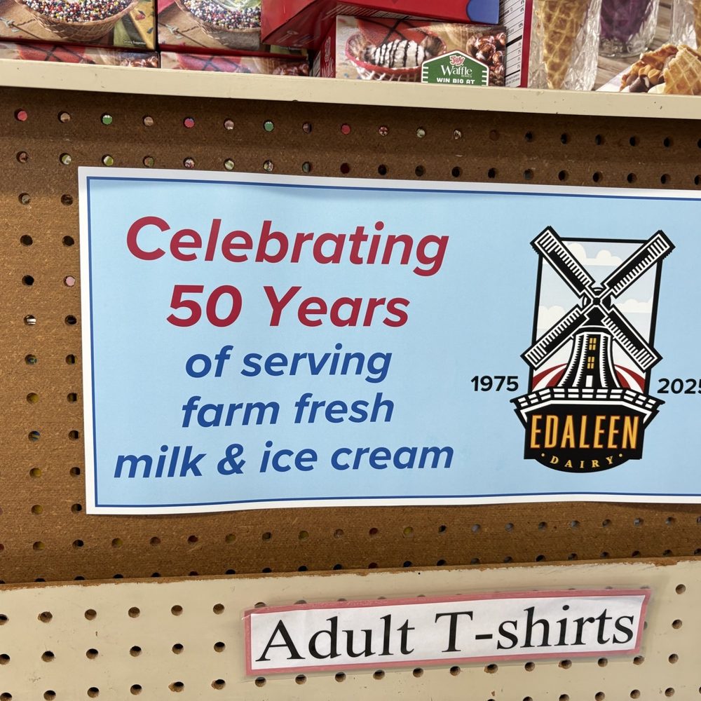 Edaleen Dairy - Blaine - Sign 5O years - Grocery Near Me - Blaine, Washington Edaleen Dairy - Blaine - Sign 5O years - Grocery Near Me - Blaine, Washington