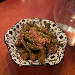 Oloroso - Charred green beans (restaurant week)