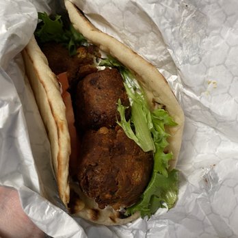 Evia Greek - Falafel wrap - Greek Near Me - Bellevue, Pennsylvania Evia Greek - Falafel wrap - Greek Near Me - Bellevue, Pennsylvania