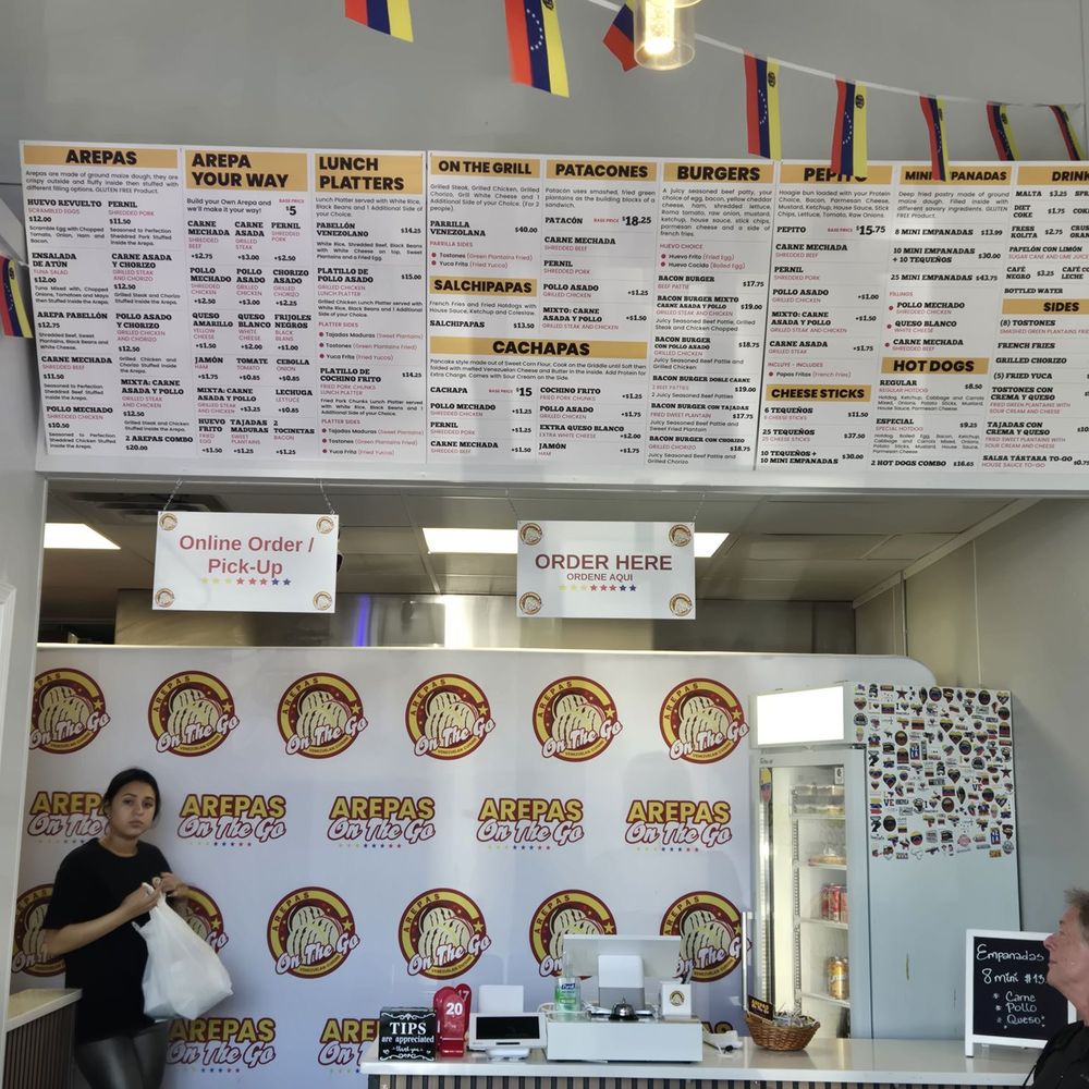 Arepas On The Go - Ordering counter - Venezuelan Near Me - Brooklyn Park, Minnesota Arepas On The Go - Ordering counter - Venezuelan Near Me - Brooklyn Park, Minnesota