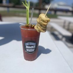 Lakeshore Marina Convenience Store - One the top ten bloody Mary's! Super cheap and friendly service!