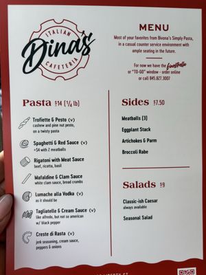 Menu photo 1 Dina’s Italian Cafeteria Newburgh, NY Menu photo 1 Dina’s Italian Cafeteria Newburgh, NY