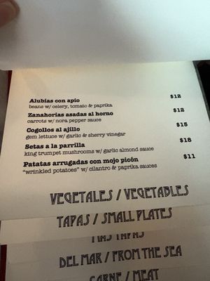 Menu photo 1 Malagon Charleston, SC