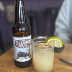 Side Street Cafe - Maine root beer and pineapple coconut margarita