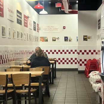 Five Guys - Eating area - Burgers Near Me - Tallahassee, Florida Five Guys - Eating area - Burgers Near Me - Tallahassee, Florida