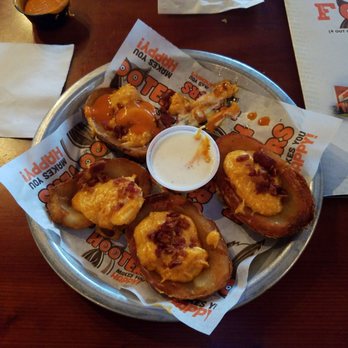 Hooters - Loaded potato skins - Chicken Wings Near Me - Trussville, Alabama Hooters - Loaded potato skins - Chicken Wings Near Me - Trussville, Alabama