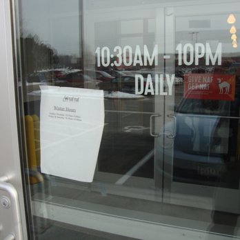 Naf Naf Grill - Hours of operation, front entry doors. - Middle Eastern Near Me - Maple Grove, Minnesota Naf Naf Grill - Hours of operation, front entry doors. - Middle Eastern Near Me - Maple Grove, Minnesota