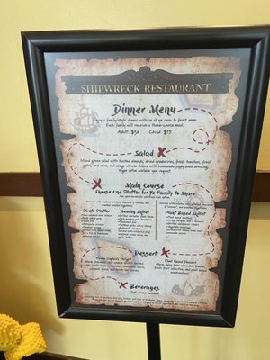 Menu photo 2 Legoland Shipwreck Restaurant Winter Haven, FL Menu photo 2 Legoland Shipwreck Restaurant Winter Haven, FL