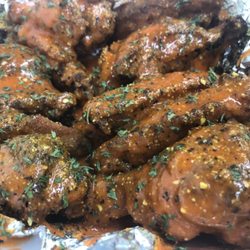 Valley Wings - Buffalo with Lemon Pepper Topping