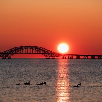 Long Island - Sunrise over the Great South Bay - Local Flavor Near Me