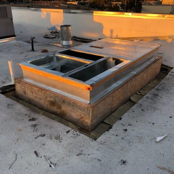 American Foam Experts - Large AC Penetration to Repair - Roofing Near Me - Walnut Creek, California