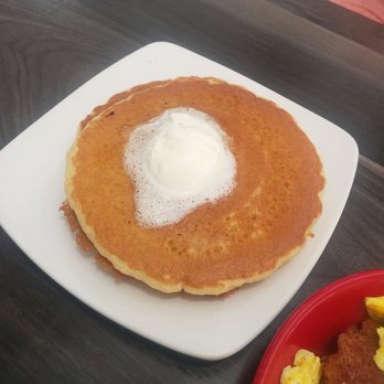 Brick House Diner - Pancakes come with the meal - Seafood Near Me - Virginia Beach, Virginia Brick House Diner - Pancakes come with the meal - Seafood Near Me - Virginia Beach, Virginia