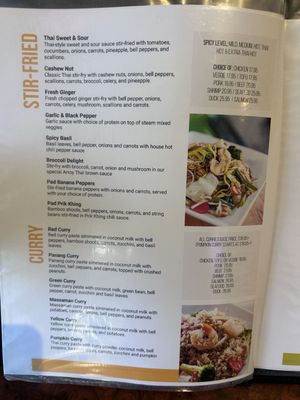 Menu photo 4 Arroy Thai Wesley Chapel, FL